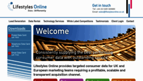What Lifestylesonline.co.uk website looked like in 2014 (9 years ago)