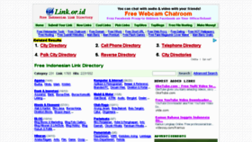 What Link.or.id website looked like in 2014 (9 years ago)