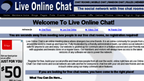 What Liveonlinechat.net website looked like in 2014 (9 years ago)