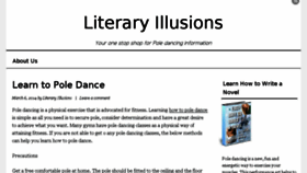 What Literaryillusions.com website looked like in 2014 (9 years ago)