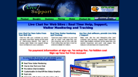 What Live2support.net website looked like in 2014 (9 years ago)