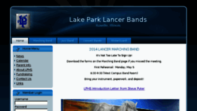 What Lakeparkband.com website looked like in 2014 (9 years ago)