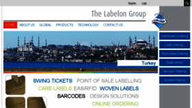 What Labelon.com website looked like in 2014 (9 years ago)