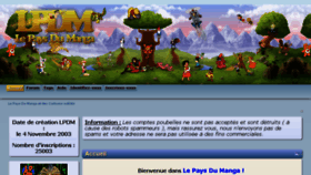 What Lepaysdumanga.fr website looked like in 2014 (9 years ago)