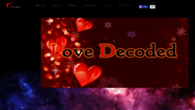 What Lovedecoded.org website looked like in 2014 (9 years ago)