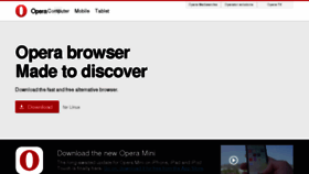 What Labs.opera.com website looked like in 2014 (9 years ago)