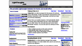 What Lightthoughts.com website looked like in 2014 (9 years ago)