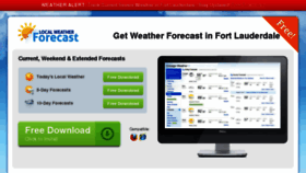 What Localweatherforecast.co website looked like in 2014 (9 years ago)