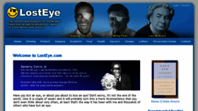 What Losteye.com website looked like in 2014 (9 years ago)