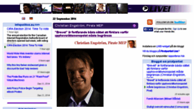 What Live.piratpartiet.se website looked like in 2014 (9 years ago)