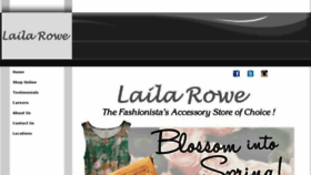 What Lailarowe.com website looked like in 2014 (9 years ago)