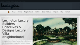 What Lexingtonluxurybuilders.com website looked like in 2014 (9 years ago)
