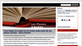 What Lesplumesdaudrey.fr website looked like in 2014 (9 years ago)