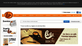 What Libreriasbeta.com website looked like in 2014 (9 years ago)