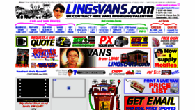 What Lingsvans.com website looked like in 2014 (9 years ago)