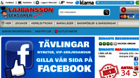 What Lajbansson.se website looked like in 2014 (9 years ago)