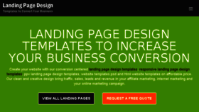 What Landingpagedesigntemplates.com website looked like in 2014 (9 years ago)