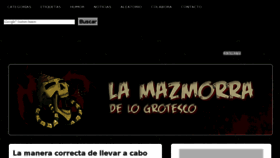 What Lamazmorradelogrotesco.com website looked like in 2014 (9 years ago)