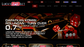 What Lucky99bet.com website looked like in 2014 (9 years ago)