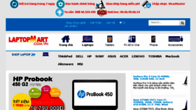 What Laptopmart.vn website looked like in 2014 (9 years ago)