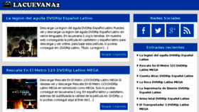 What Lacuevana2.org website looked like in 2014 (9 years ago)