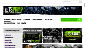 What Letspump.dk website looked like in 2014 (9 years ago)