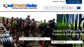 What Localfitnessfinder.com website looked like in 2014 (9 years ago)
