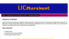 What Licmerchant.net website looked like in 2014 (9 years ago)