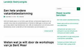 What Landelijkbedrijvengids.nl website looked like in 2014 (10 years ago)