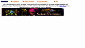 What Leaguedaddy.com website looked like in 2014 (9 years ago)