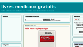 What Livresmedecine.com website looked like in 2015 (9 years ago)
