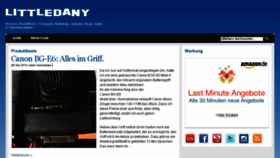 What Littledany.de website looked like in 2015 (9 years ago)