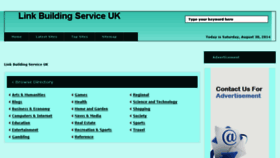 What Link-building-service.org.uk website looked like in 2015 (9 years ago)