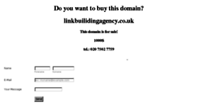 What Linkbuildingagency.co.uk website looked like in 2015 (9 years ago)
