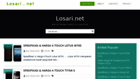 What Losari.net website looked like in 2015 (9 years ago)