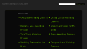 What Lightweddingdresses.com website looked like in 2015 (9 years ago)