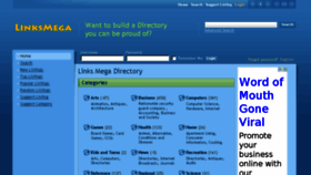 What Linksmega.com website looked like in 2015 (9 years ago)