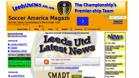 What Leedsutd365.co.uk website looked like in 2015 (9 years ago)