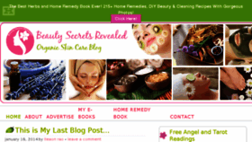 What Leonsbeautytipsandsecrets.com website looked like in 2015 (9 years ago)