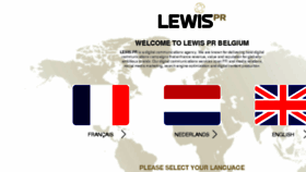 What Lewispr.be website looked like in 2015 (9 years ago)