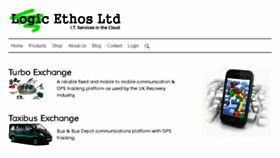 What Logicethos.com website looked like in 2015 (9 years ago)