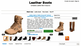 What Leatherboots.us website looked like in 2015 (9 years ago)