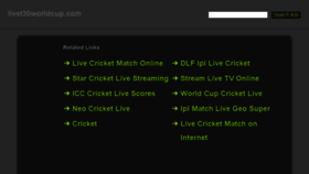 What Livet20worldcup.com website looked like in 2015 (9 years ago)