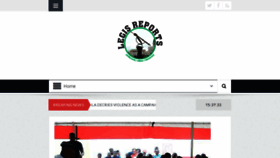 What Legisreportsng.com website looked like in 2015 (9 years ago)