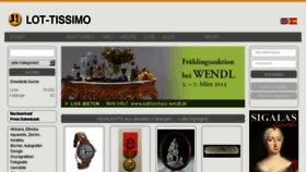 What Lotissimo.de website looked like in 2015 (9 years ago)
