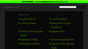 What Luxuryfasion.com website looked like in 2015 (9 years ago)