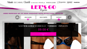 What Letsgolingerie.com website looked like in 2015 (9 years ago)