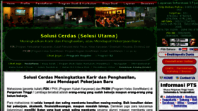 What Lowongan-kerja.net website looked like in 2015 (9 years ago)