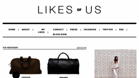What Likesof.us website looked like in 2015 (9 years ago)