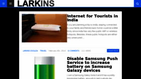 What Larkins.org website looked like in 2015 (9 years ago)